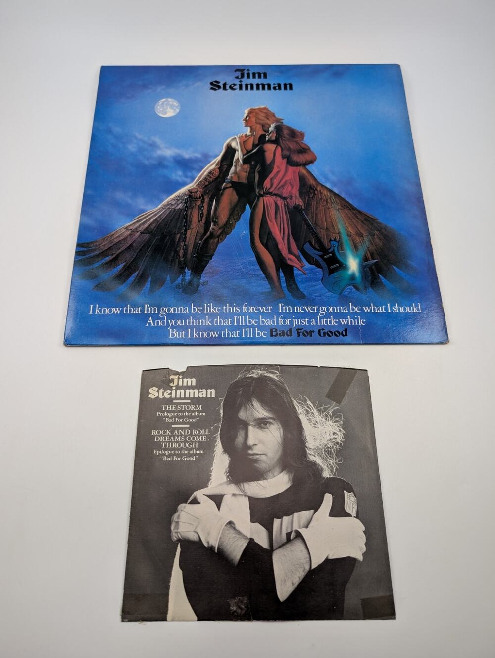 Jim Steinman Bad For Good 12" Vinyl Record w/ 7" Promo Single - Epic FE 36531